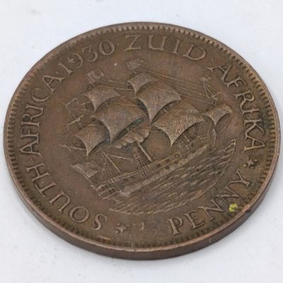 1930 South Africa Half Penny XF