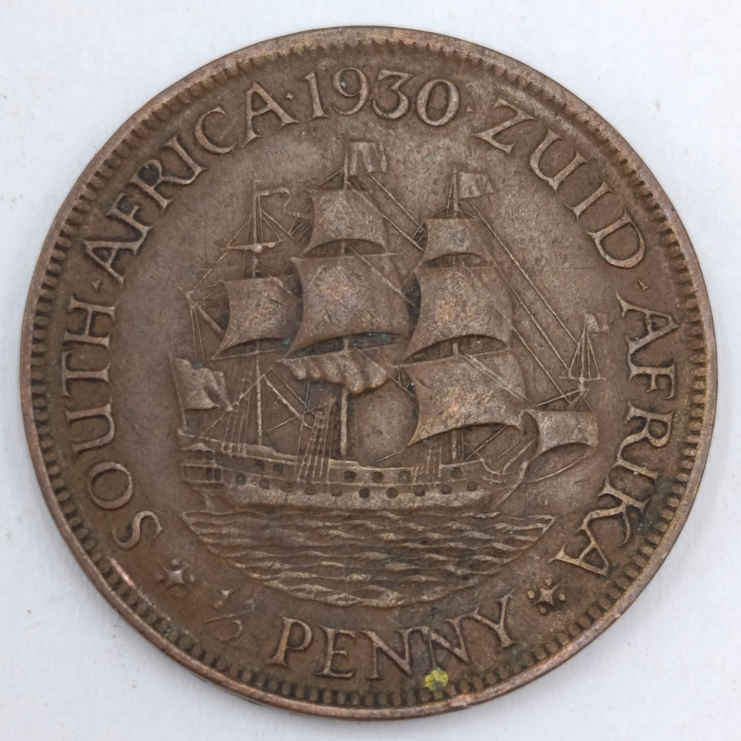 1930 South Africa Half Penny XF
