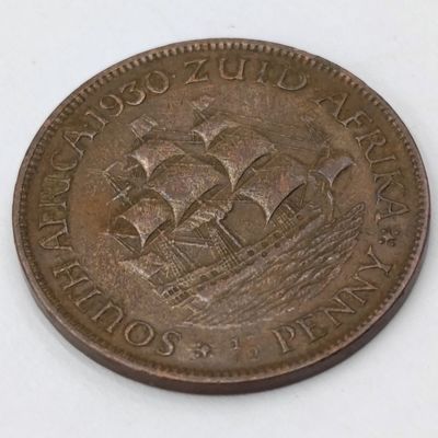 1930 South Africa Half Penny XF