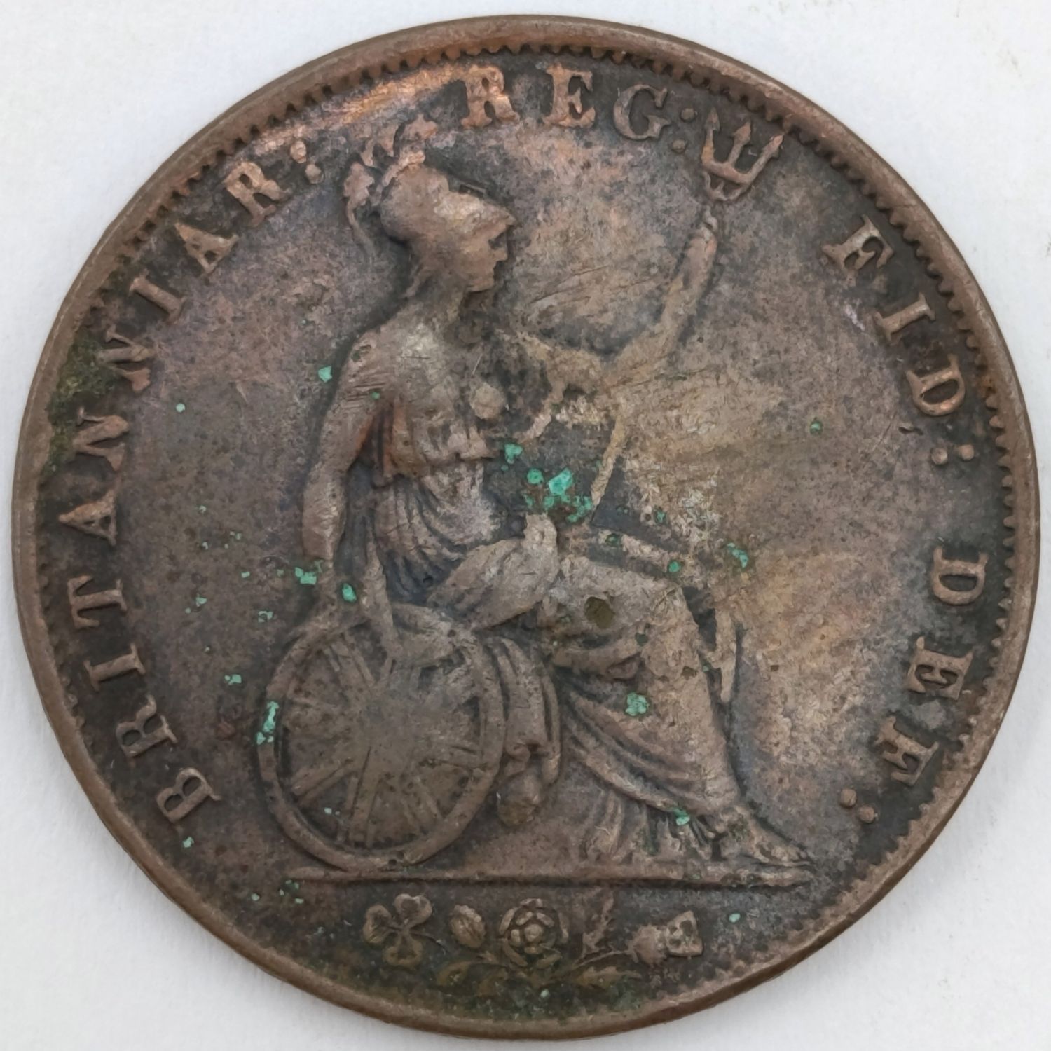 1856 Great Britain Half Penny