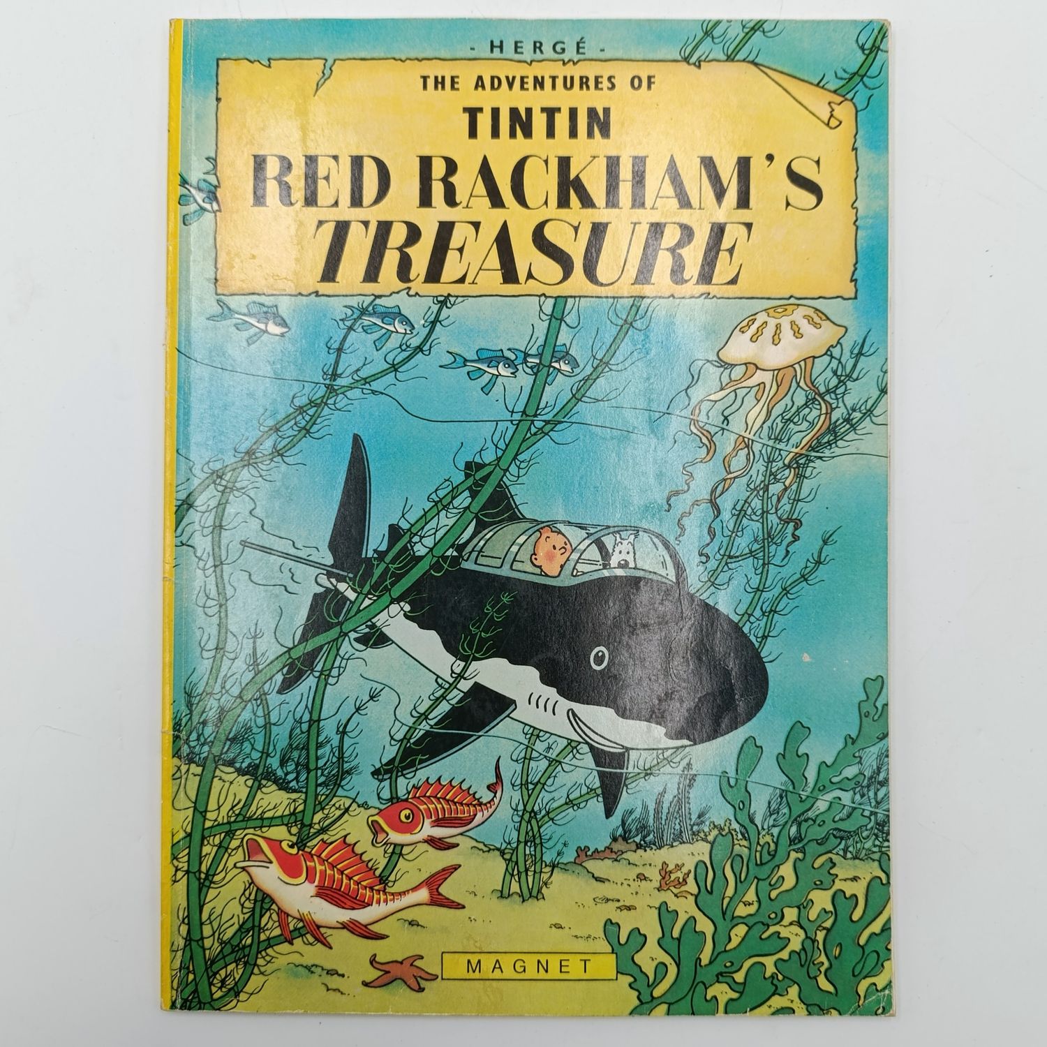The Adventures of TinTin Red Rackham&#39;s Treasure graphic novel