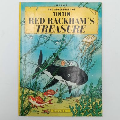 The Adventures of TinTin Red Rackham&#39;s Treasure graphic novel