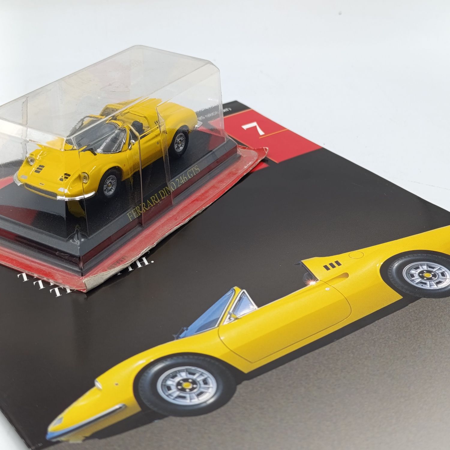 1972 Ferrari Dino 246 GTS die-cast model car - scale 1/43