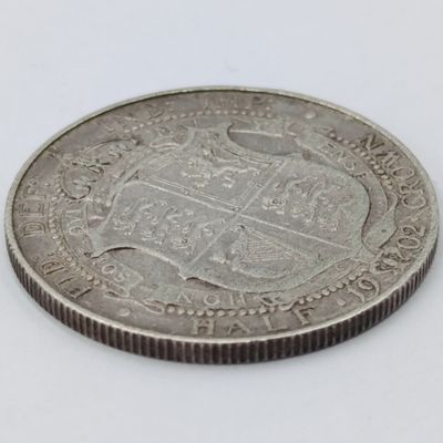 1902 Great Britian 1/2 Crown Edward 7 - XF