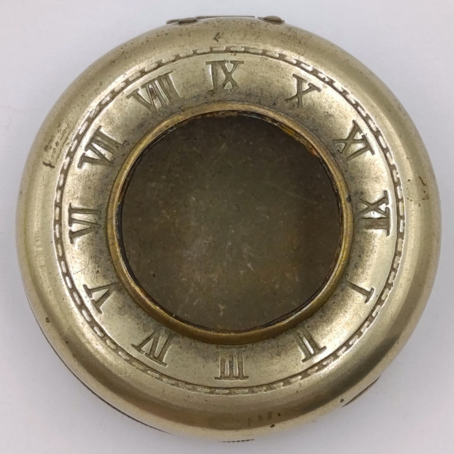 Antique Pocketwatch half hunter protective case