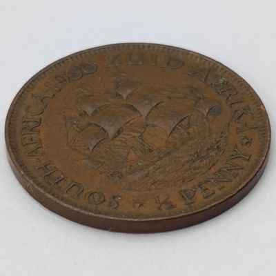 1930 Zuid Afrika Half Penny AU