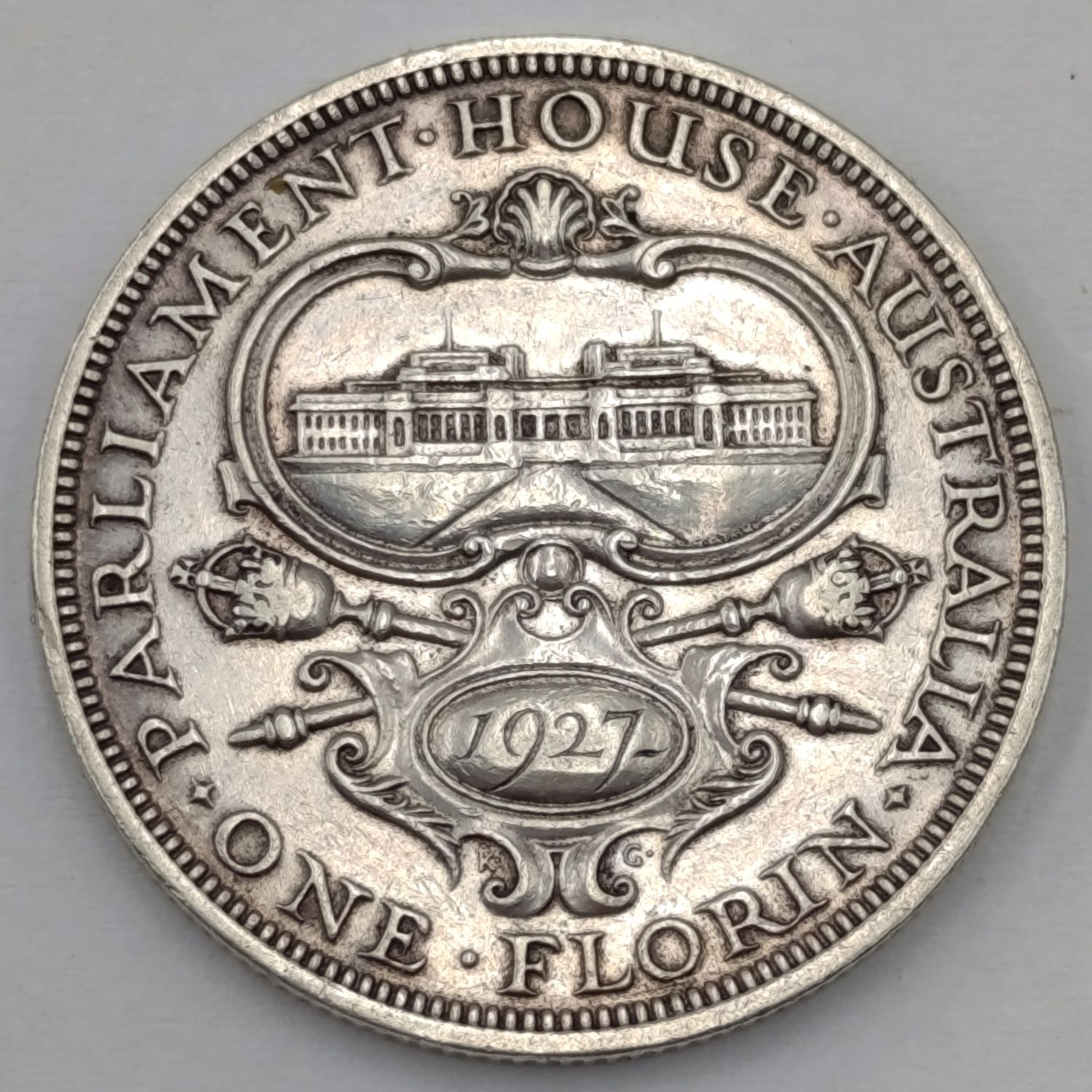 Australia 1927 Parliament house Florin