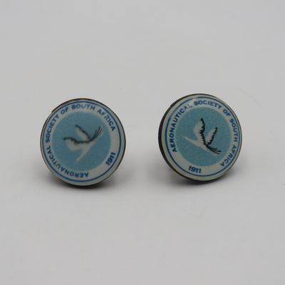 Pair of Aeronautical society of South Africa lapel pins