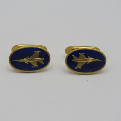 Set of Fighter jets cufflinks and tie clip