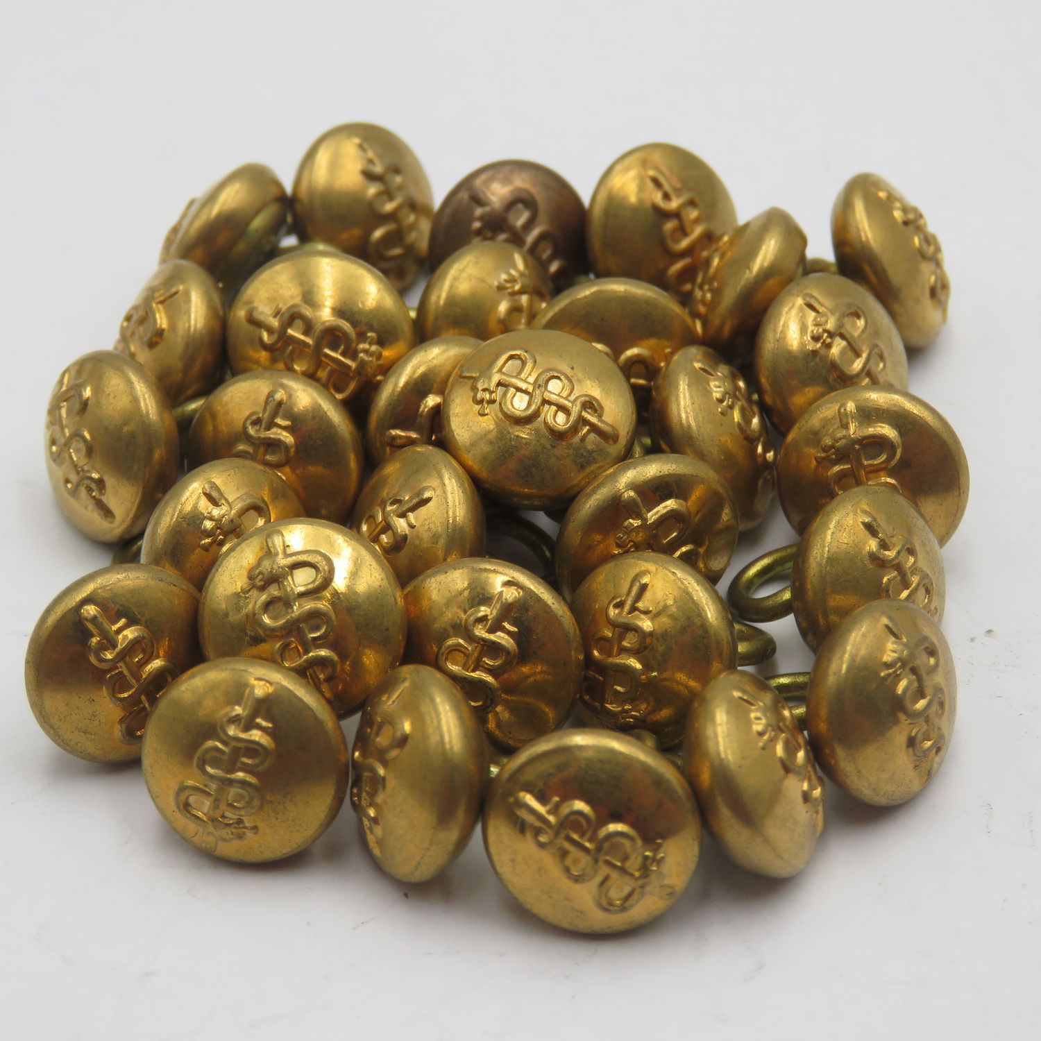 Lot of 30 SA Medical Corps small uniform buttons