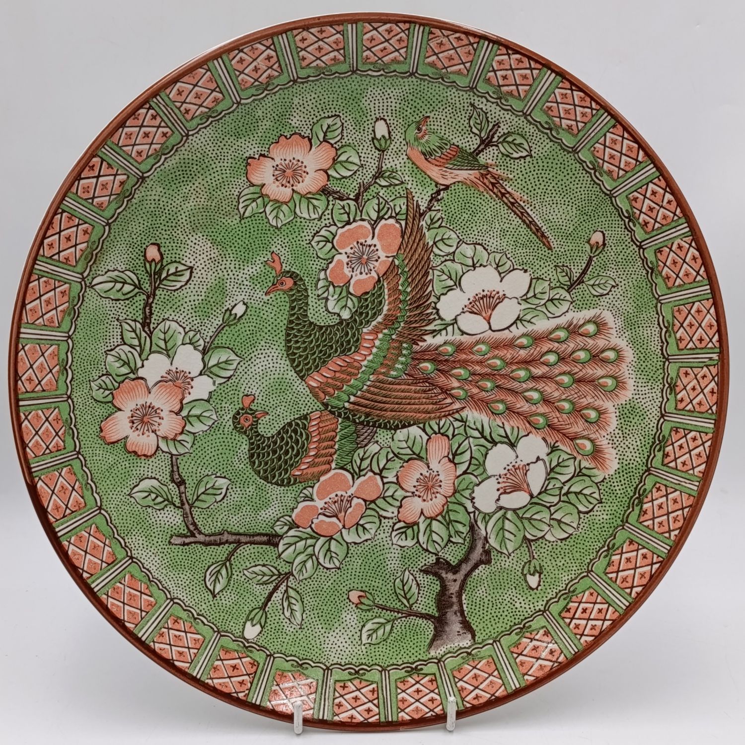 Vintage Genuine Imperial Imari porcelain charger plate - 32cm