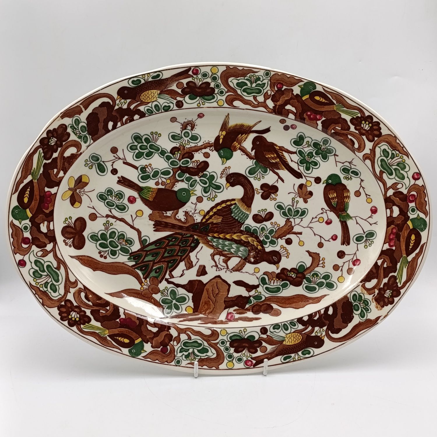 Vinatge Genuine Imperial Imari porcelain oval platter