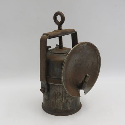 Vintage signalling carbide lamp