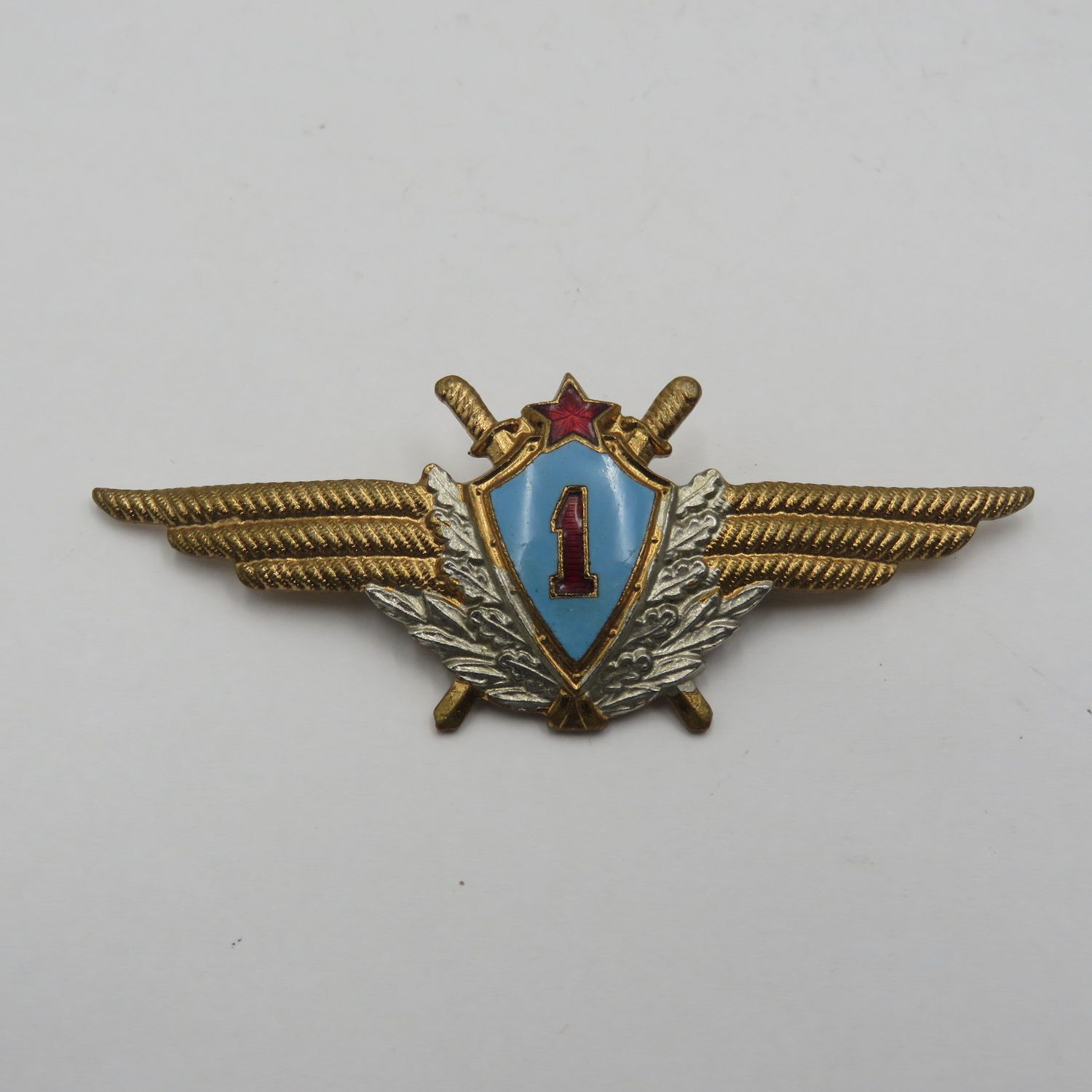 Russian Soviet Air Force 1st Class fighter pilot wing badge