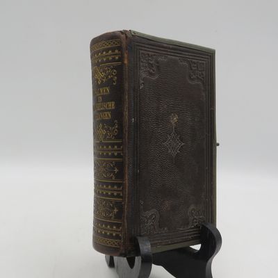 1875 Psalmen and gezangen book inscibed Petrus Johannes Uys 1888 in front and register of P. J Uys born 1833 at the back