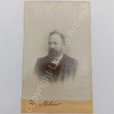 Original Boer War P.O.W. photo taken of Ds Albert - St Helena