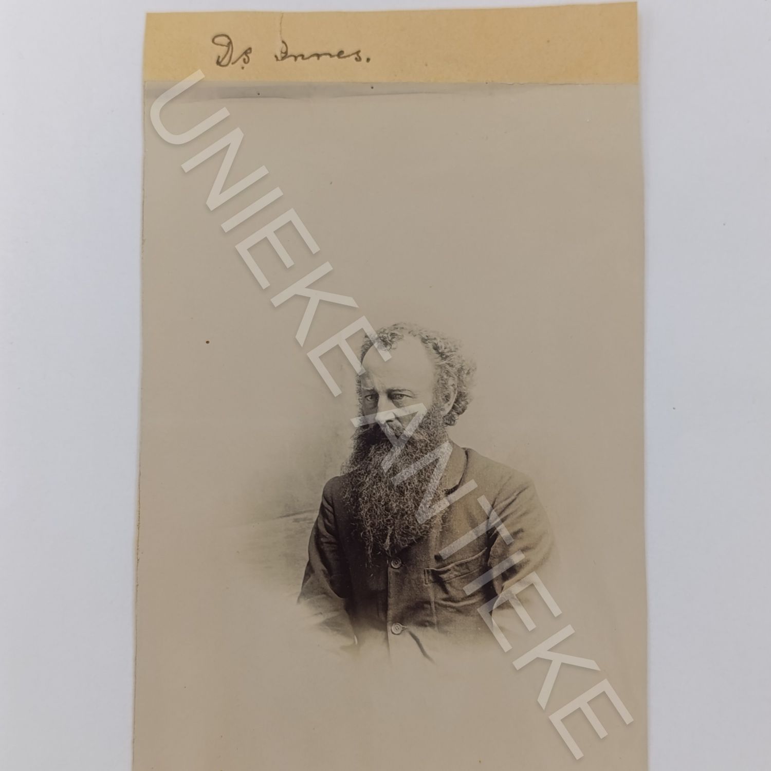 Original Boer War photo of POW DB Innes