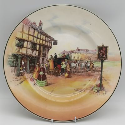 Royal Doulton old English Coaching scenes porcelain plate