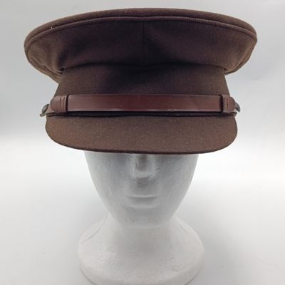 Vintage SAPMI Pretoria dark brown peak cap - size 56