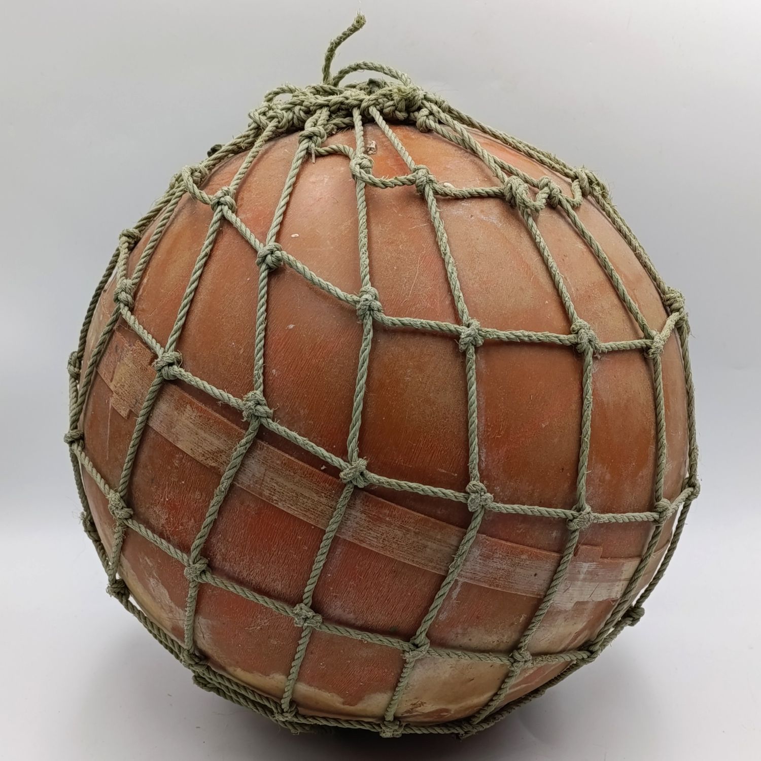Vintage plastic buoy with Ropework