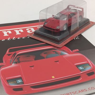 1987 Ferrari F40 die-cast model car - scale 1/43