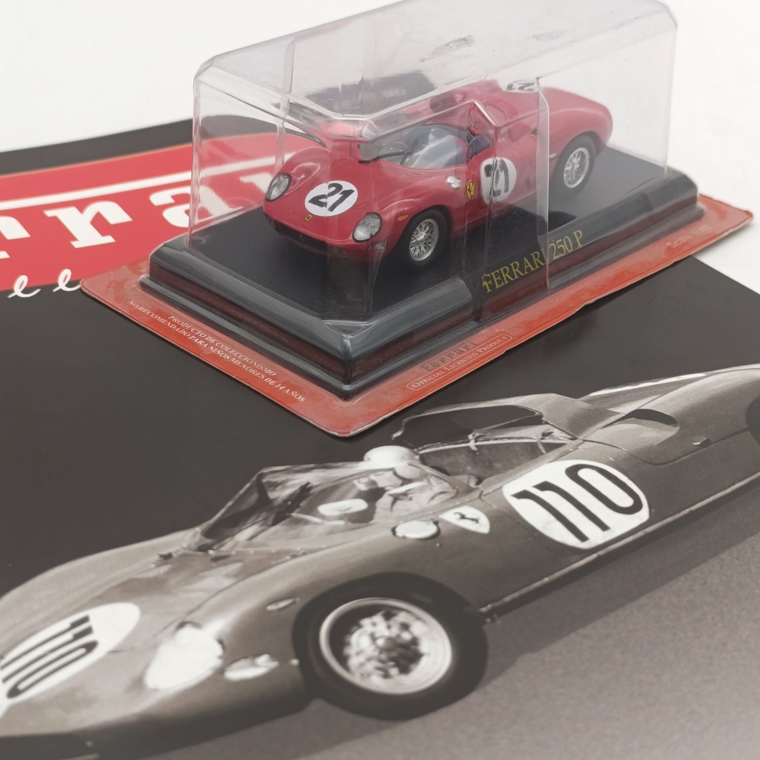 1963 Ferrari 250 P die-cast racing model car - scale 1/43