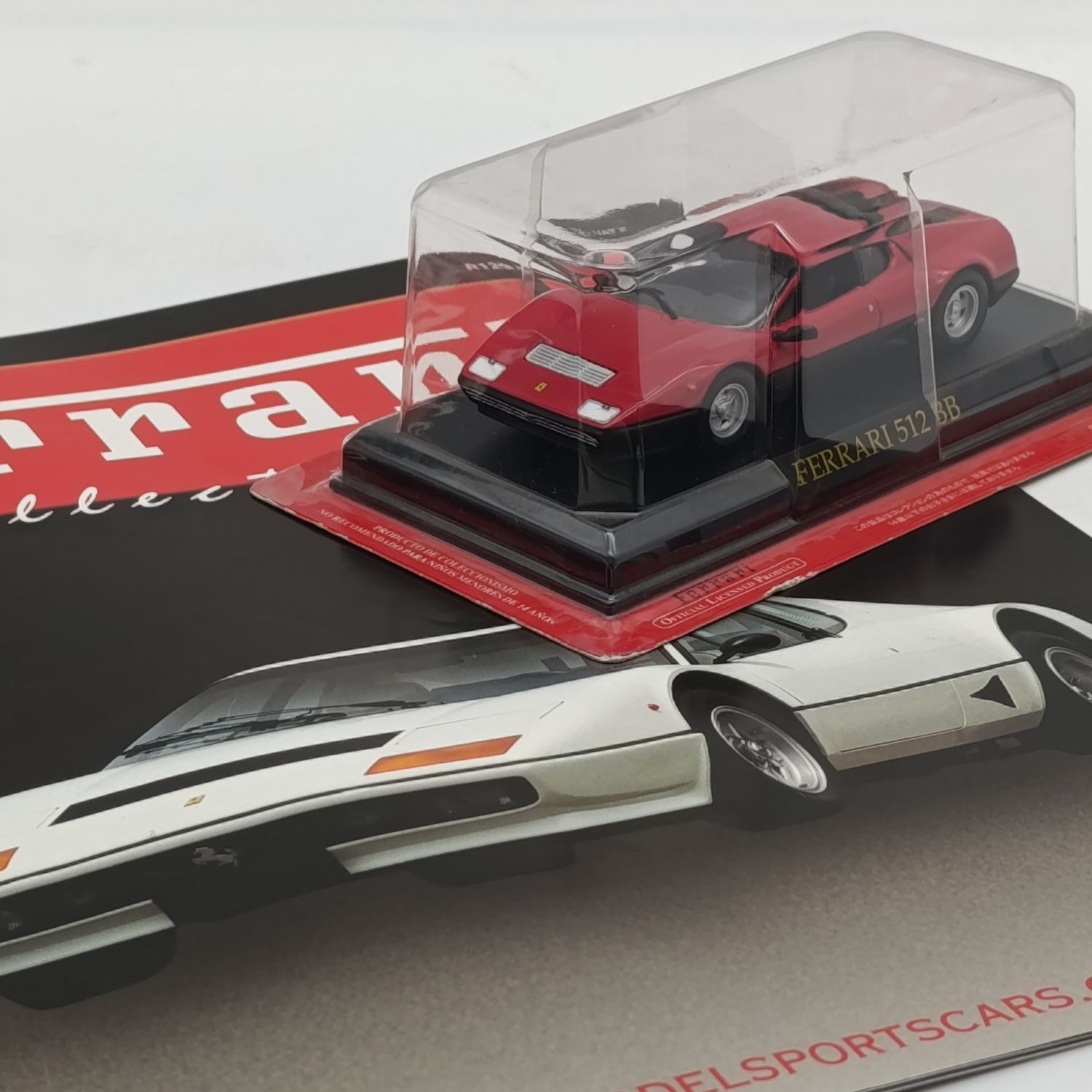 1976 Ferrari 512 BB die-cast model car - scale 1/43