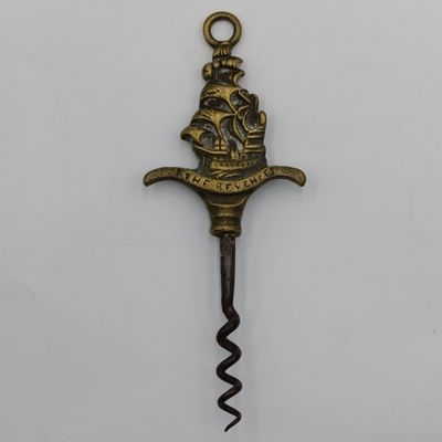 Vintage The Revenge ship brass corkscrew