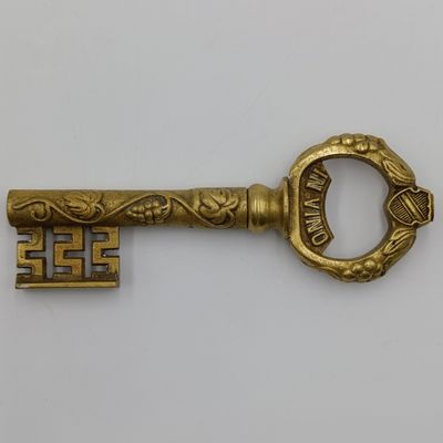 Vintage Veritas in Vino key shaped corkscrew and bottle opener