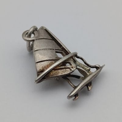 Sterling silver windsurfer charm - weighs 0.9g