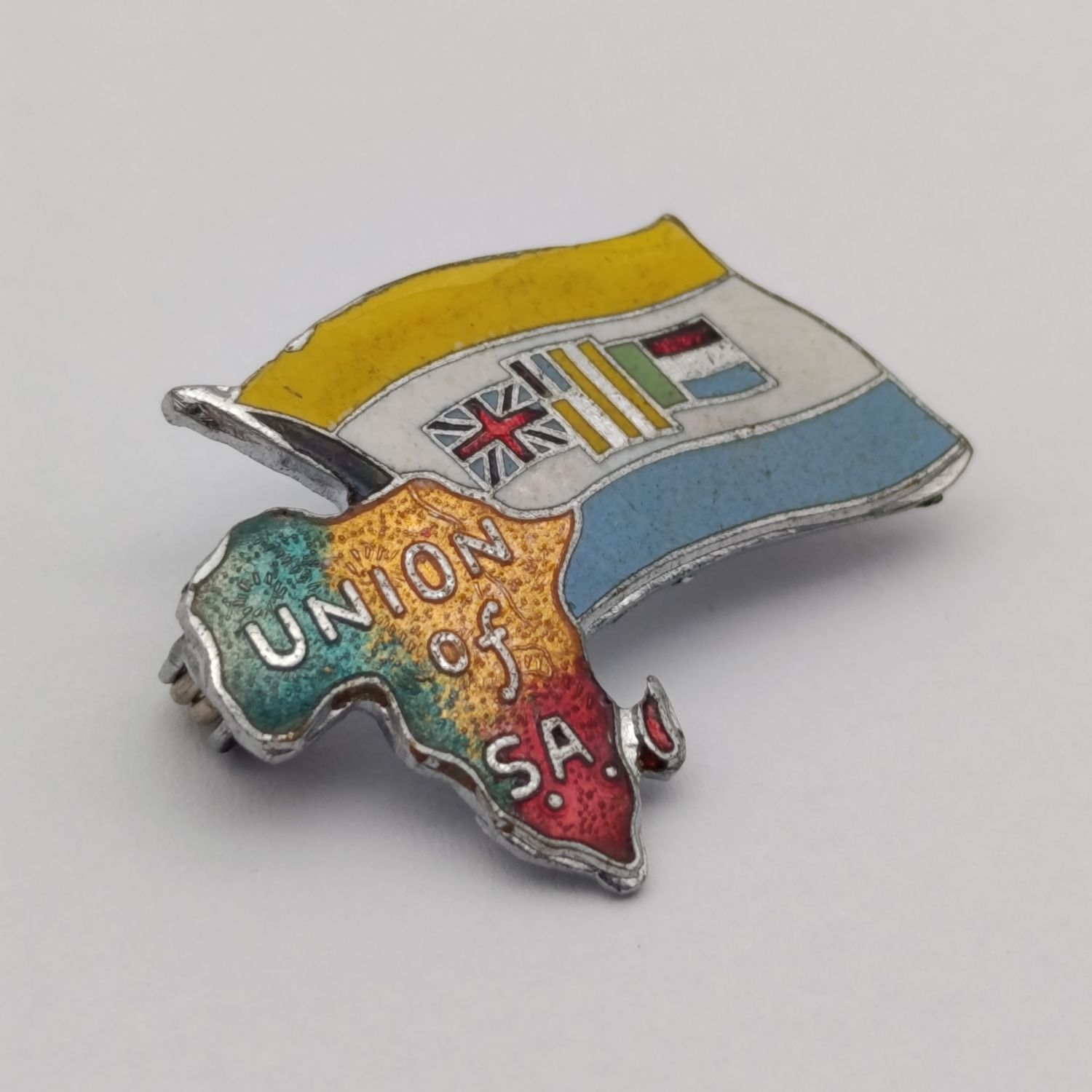 Union of South Africa brooch badge - rarely seen