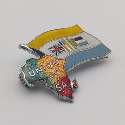 Union of South Africa brooch badge - rarely seen