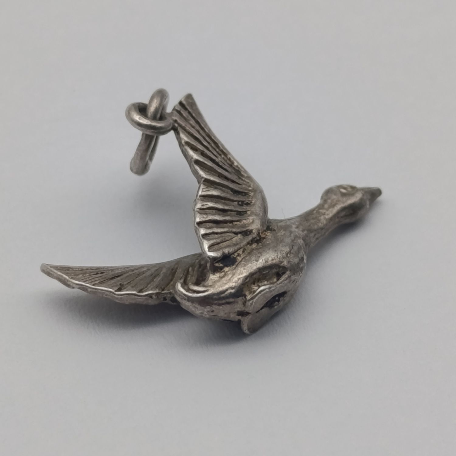 Sterling silver goose charm - weighs 3.2g