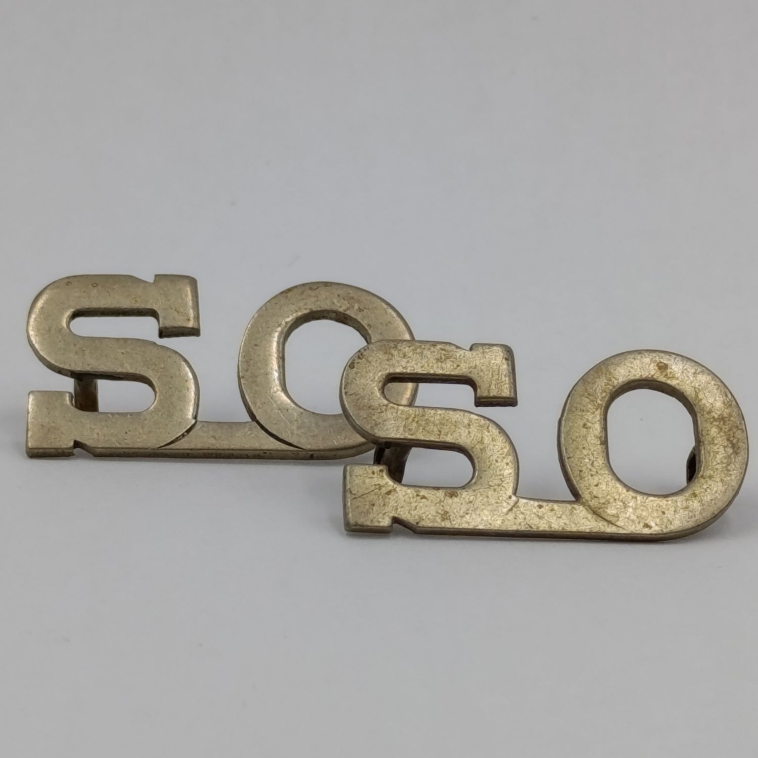 Pair of South African Cadet student officer shoulder titles