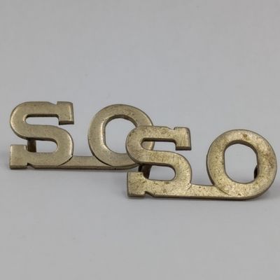 Pair of South African Cadet student officer shoulder titles