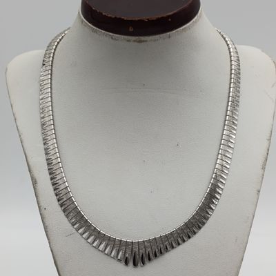 Vintage sterling silver necklace 36g