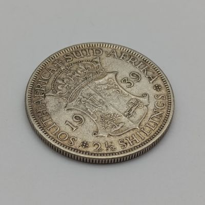 South Africa 1939 half crown 2 1/2 shilling XF