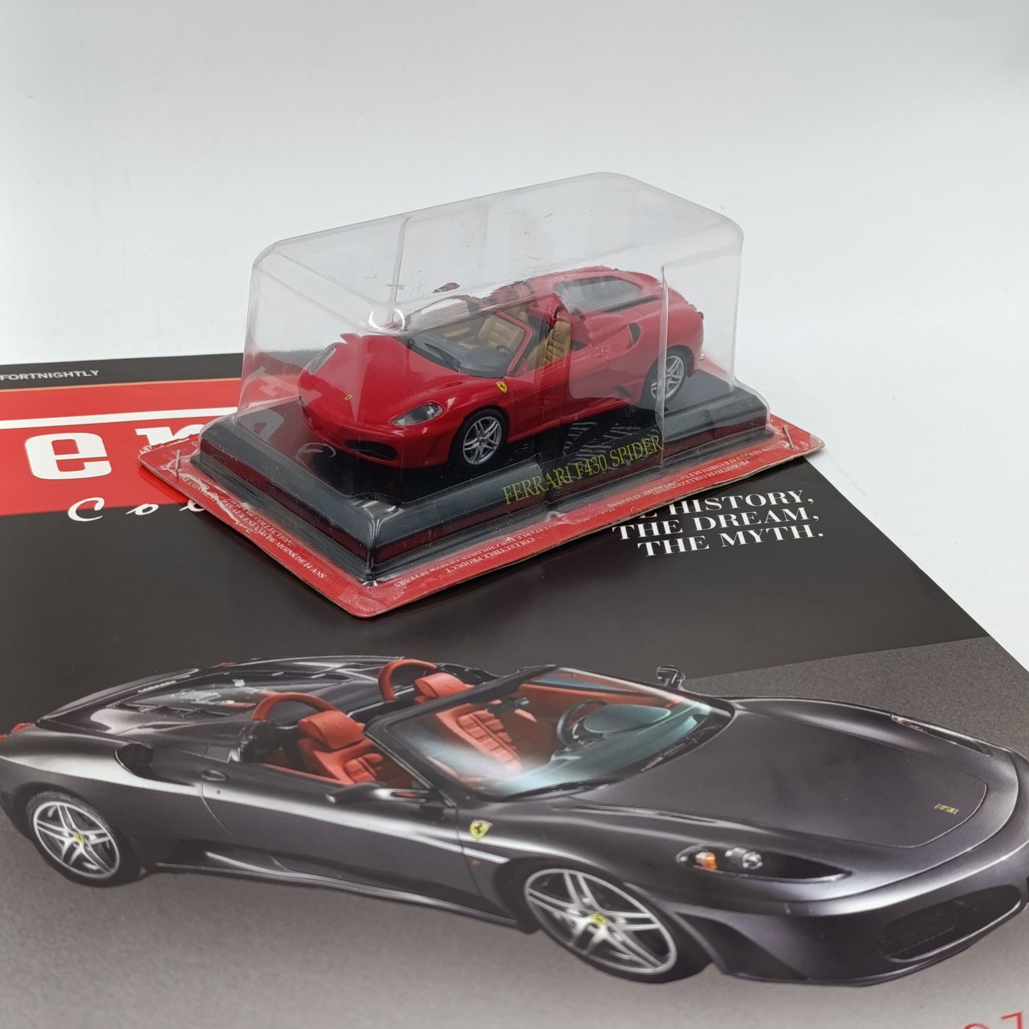 2005 Ferrari F430 spider die-cast model car - scale 1/43