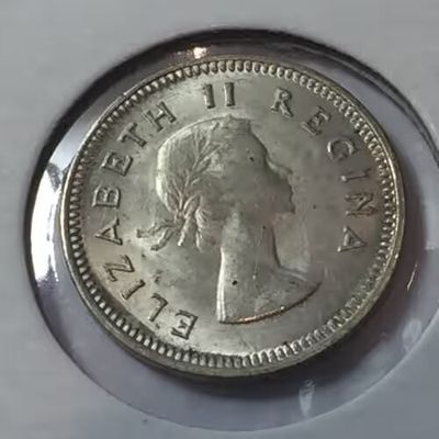 South Africa 1955 UNC 3d - excellent coin