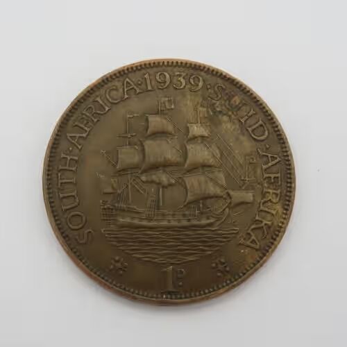 1939 South Africa George 6 Penny - XF