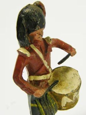 Vintage Scottish lead drummer soldier - as per photo