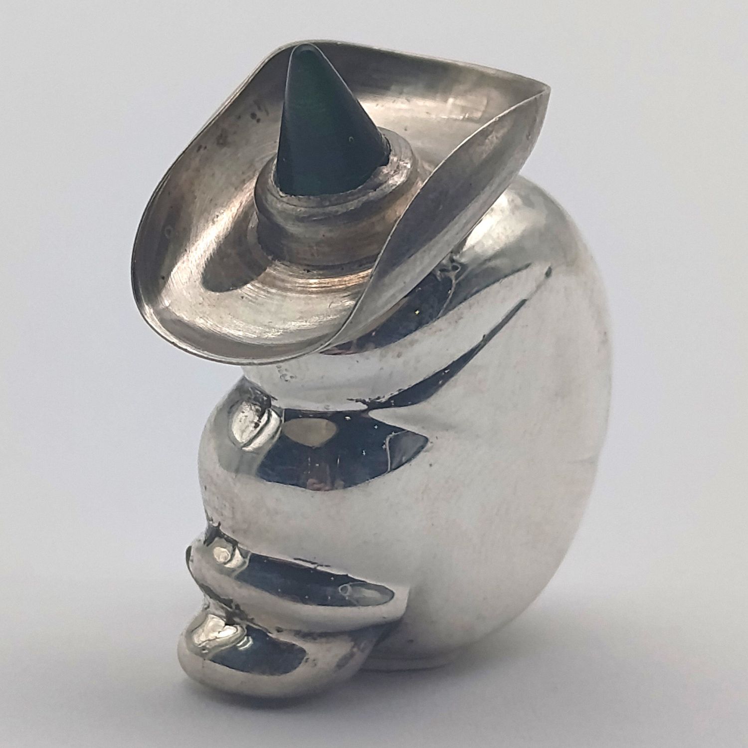Mexican Sterling silver Pancho perfume bottle