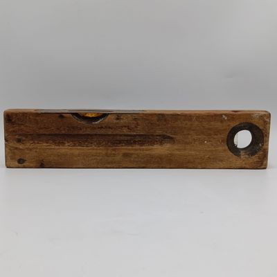Vintage J.Rabone and Sons wood and brass spirit level
