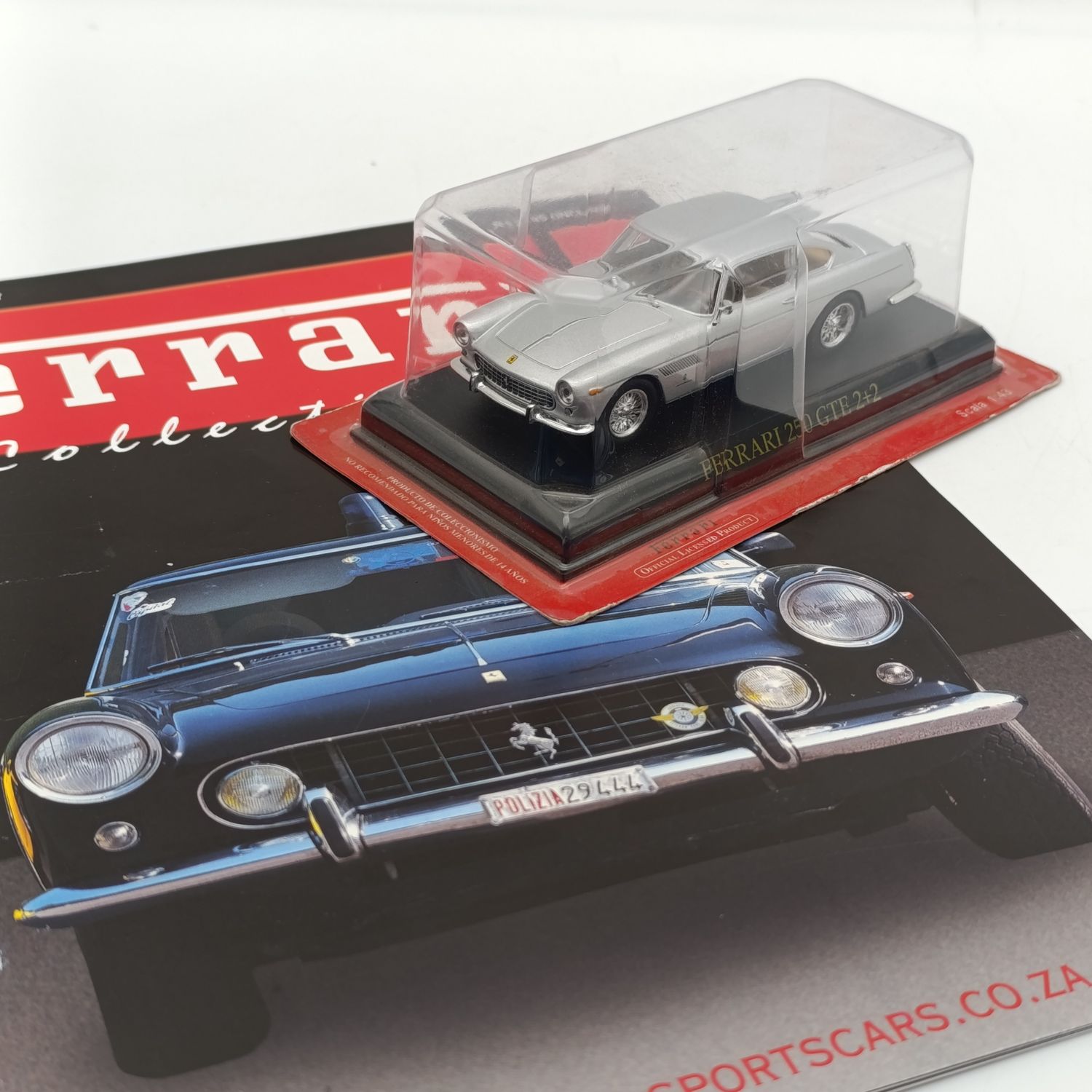 1960 Ferarri 250 GTE 2+2 die-cast model car - scale 1/43