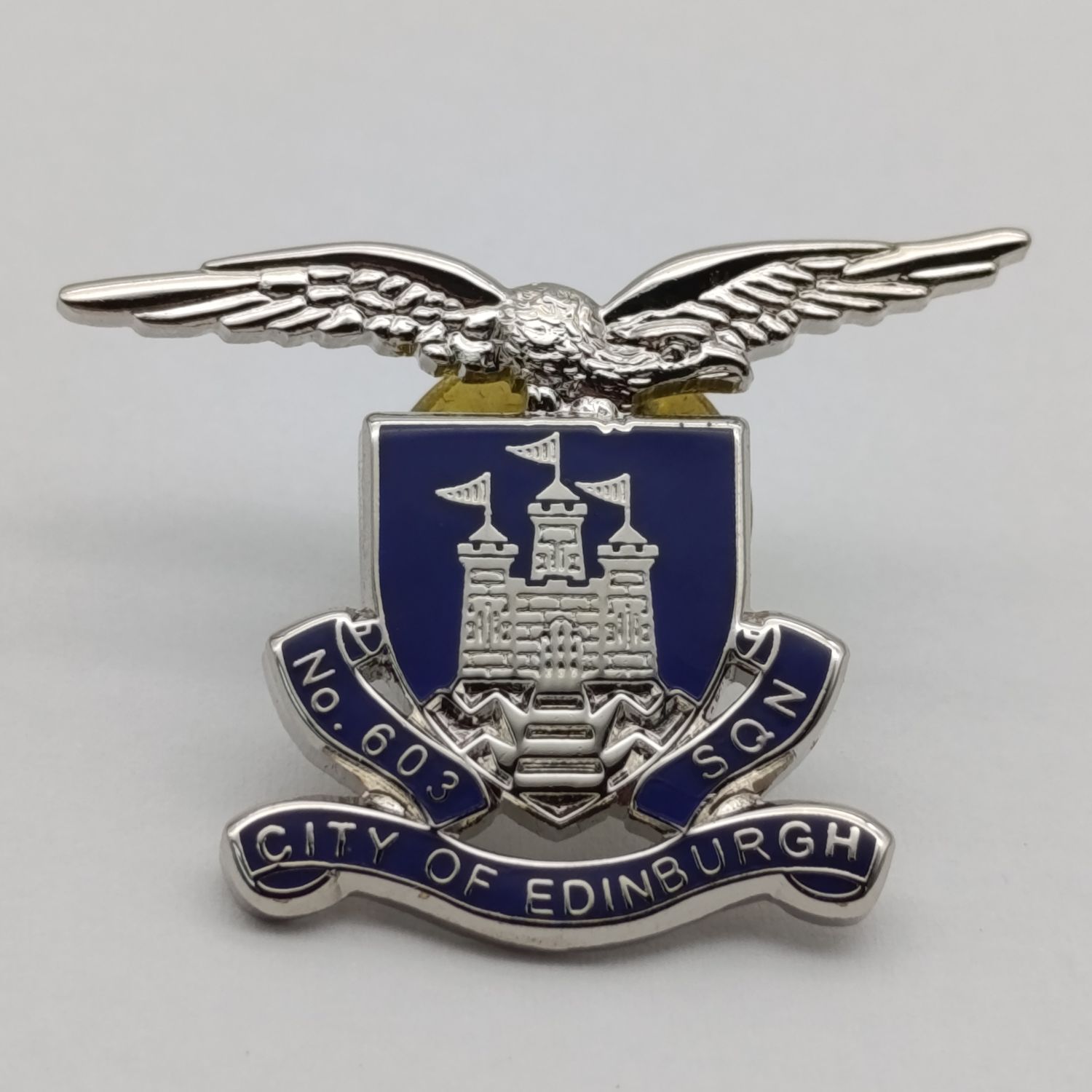 Royal Air Force No. 603 Squadron City of Edinburgh pin badge