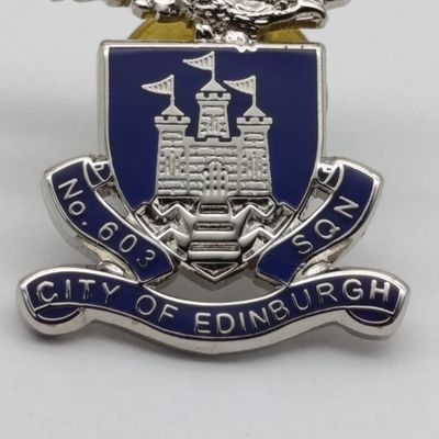Royal Air Force No. 603 Squadron City of Edinburgh pin badge
