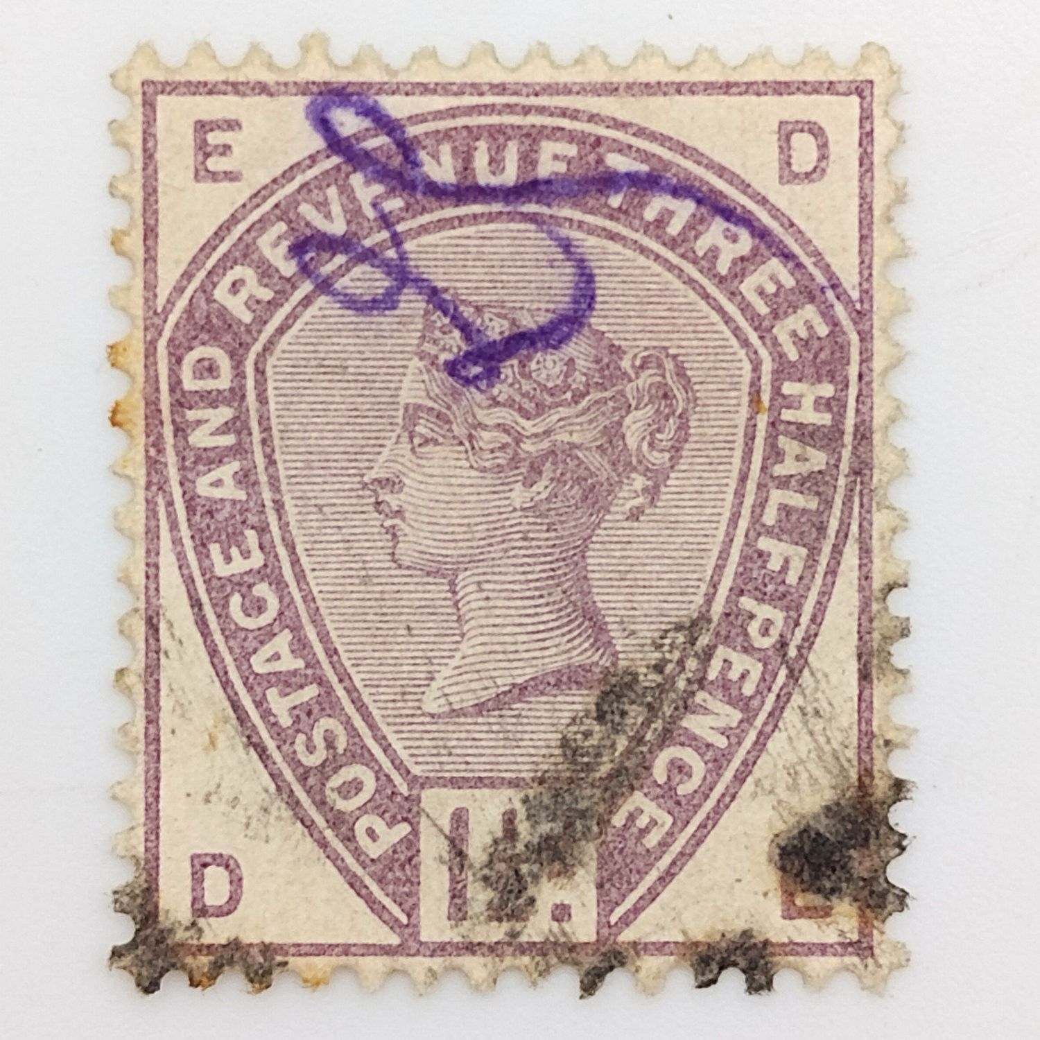 Great Britain used Victoria SG 188 Lilac 1.5 d