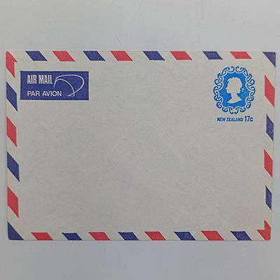 New Zealand envelopes with Pre-printed postage - unused - 3 types