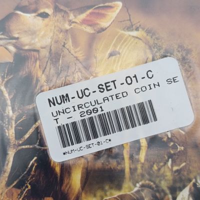 2001 South African uncirculated coin set - still sealed