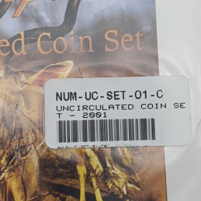 2001 South African uncirculated coin set - still sealed